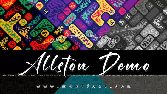 「Allston-Demo」字体排版图片