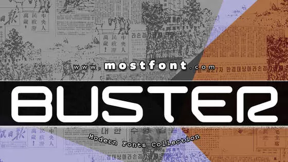 Typographic Design of Buster