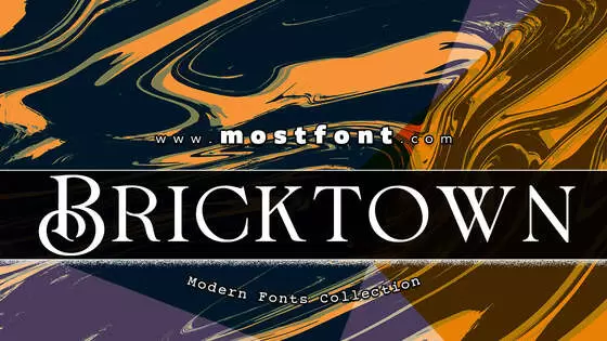 Typographic Design of Bricktown