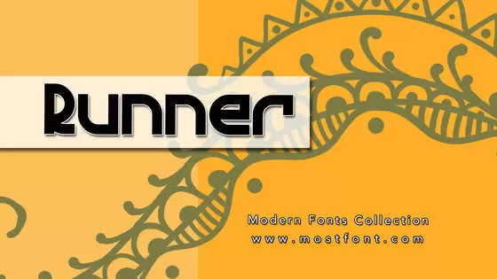 「Runner」字体排版图片