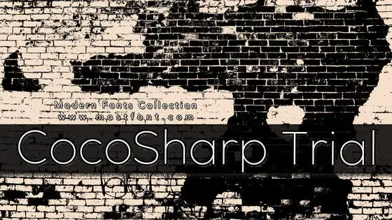 「CocoSharp-Trial」字体排版图片