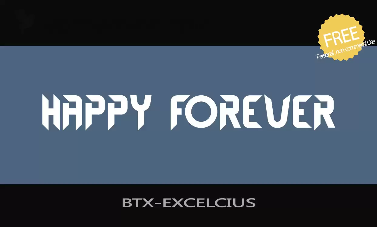 Sample of BTX-EXCELCIUS