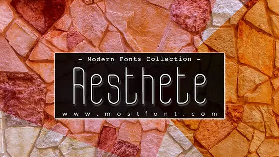 Typographic Design of Aesthete