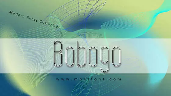 「Bobogo」字体排版样式