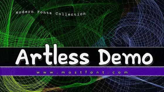 「Artless-Demo」字体排版图片