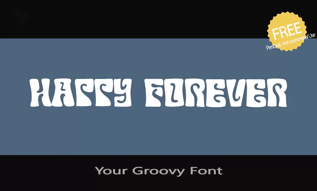 「Your-Groovy-Font」字体效果图