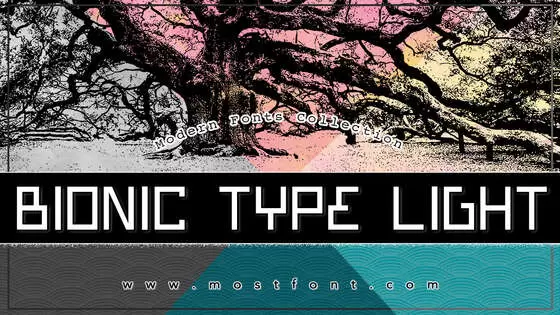 Typographic Design of Bionic-Type-Light