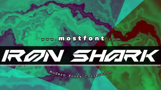 Typographic Design of Iron-Shark