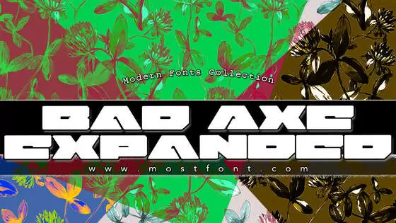 「Bad-Axe-Expanded」字体排版样式
