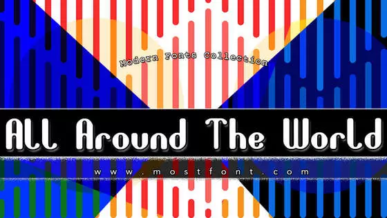 「All-Around-The-World」字体排版样式