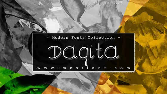 「Dagita」字体排版样式