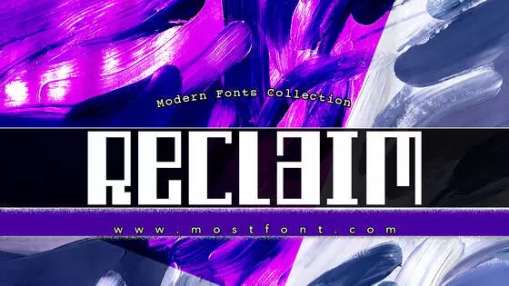 Typographic Design of Reclaim