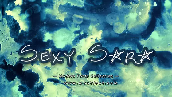 Typographic Design of Sexy-Sara