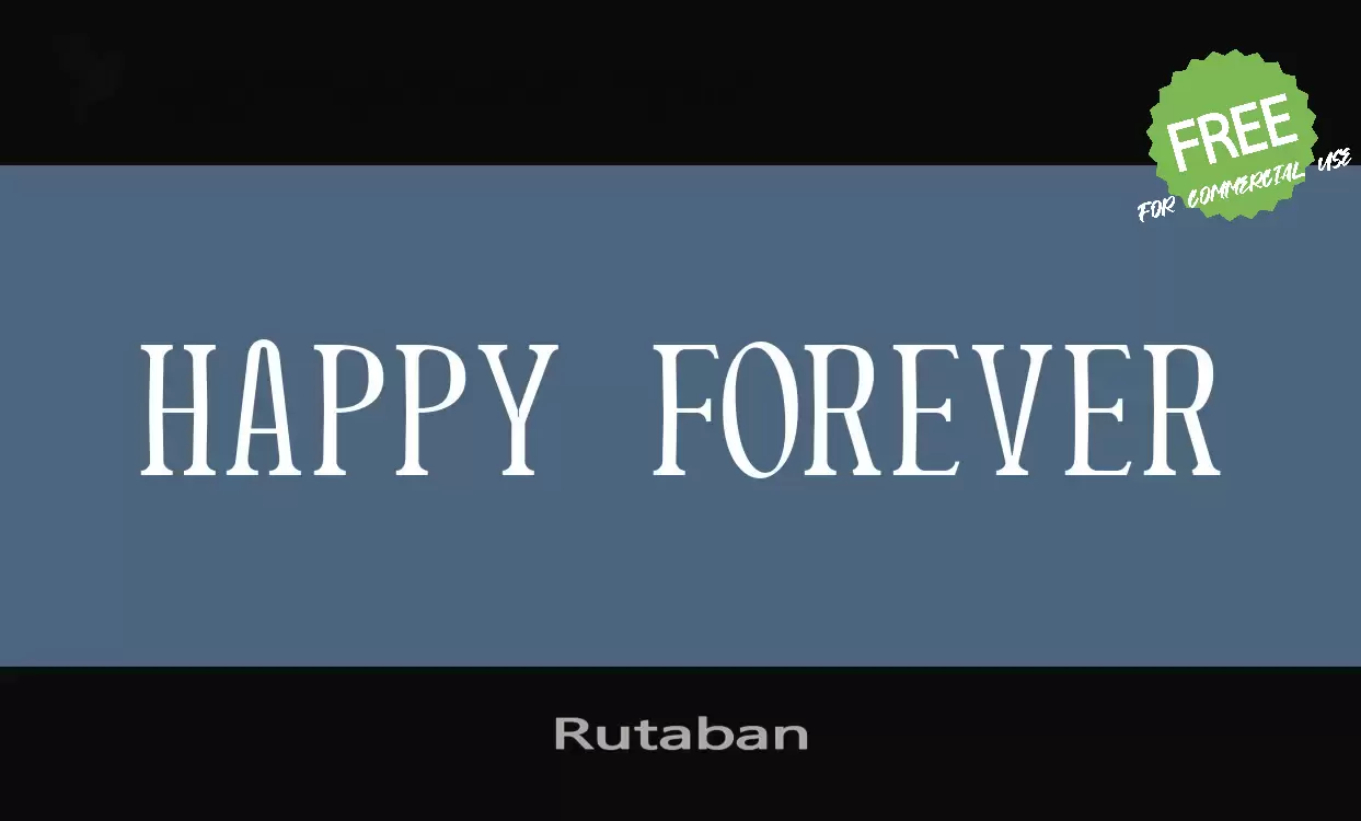 Sample of Rutaban