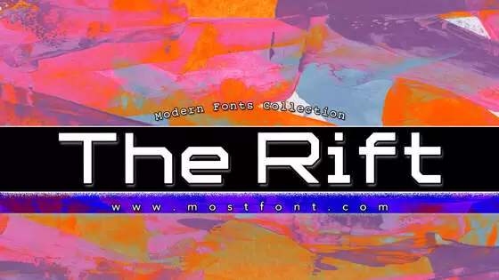 Typographic Design of The-Rift