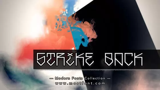 「Strike-Back」字体排版样式