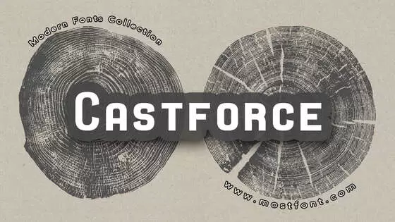 Typographic Design of Castforce