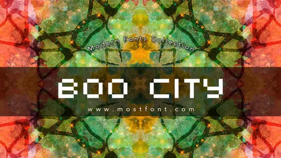 Typographic Design of Boo-City