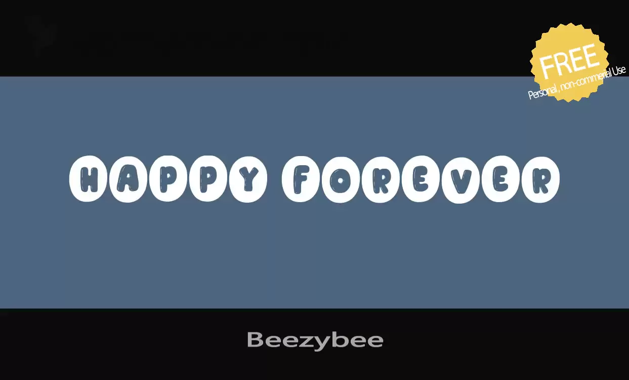 Font Sample of Beezybee