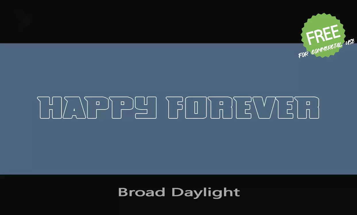 Sample of Broad-Daylight