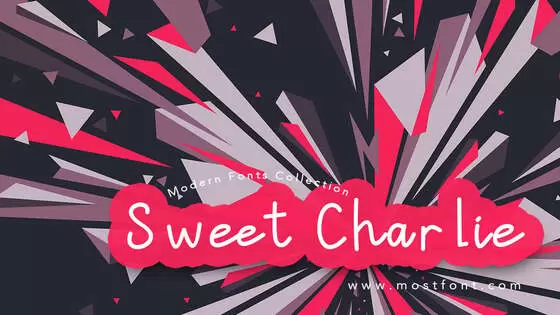 Typographic Design of Sweet-Charlie