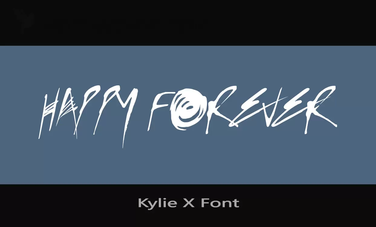 Sample of Kylie-X-Font