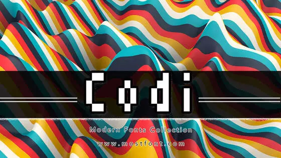 「Codi」字体排版图片