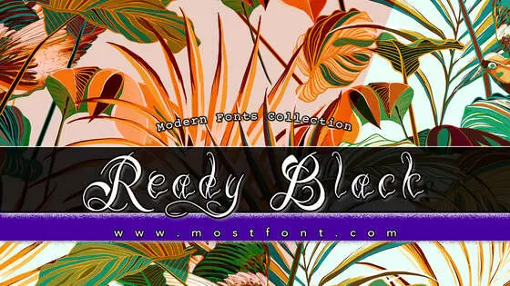 Typographic Design of Ready-Black