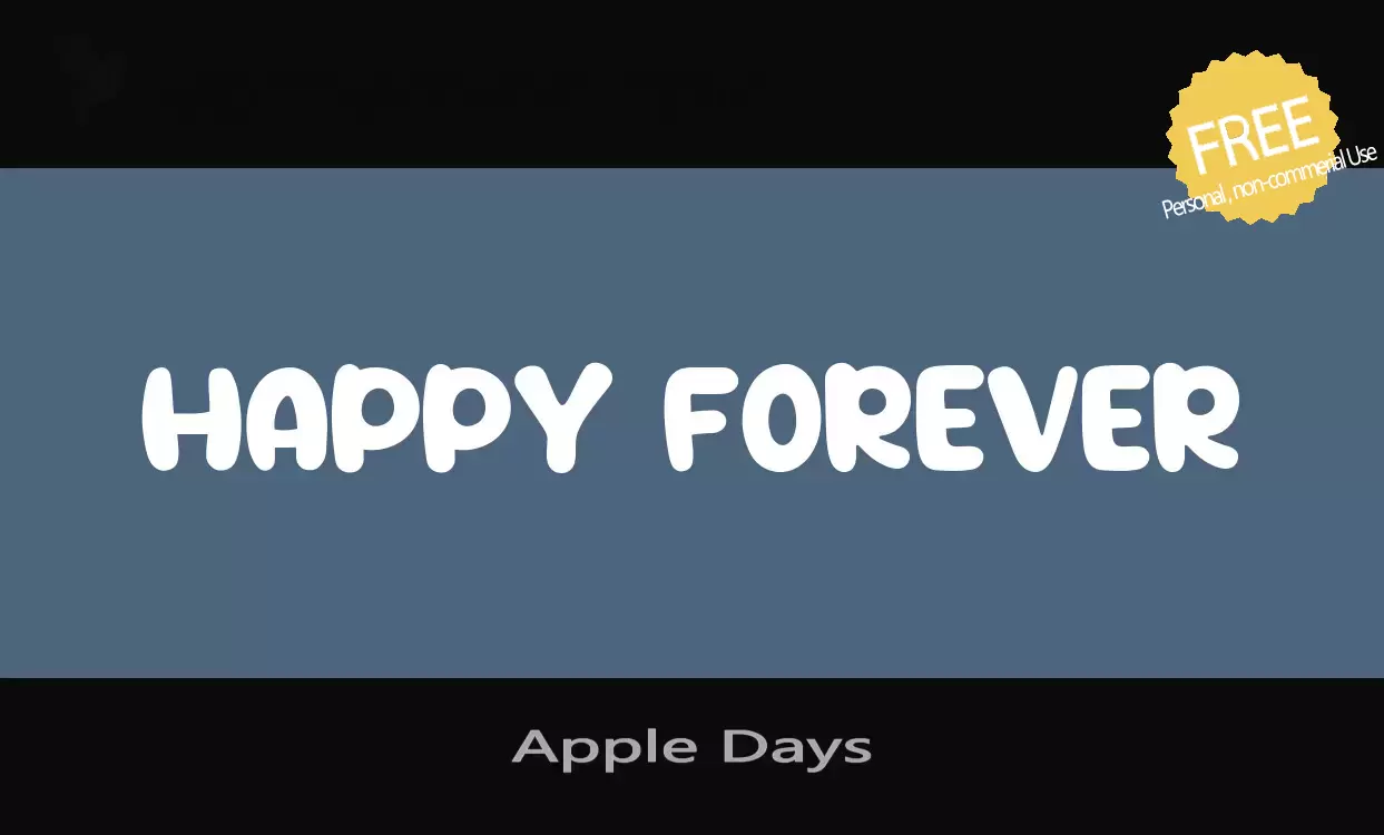 Sample of Apple-Days
