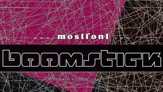 「Boomstick-Outline」字体排版图片