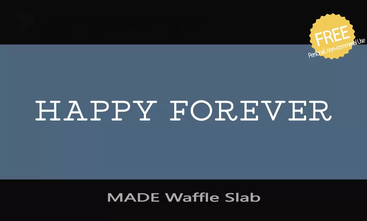 Sample of MADE-Waffle-Slab