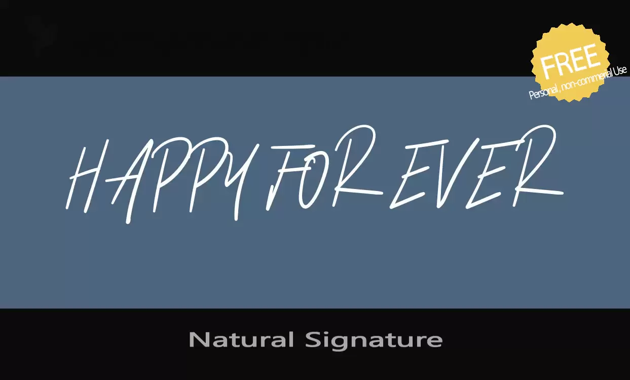Sample of Natural-Signature