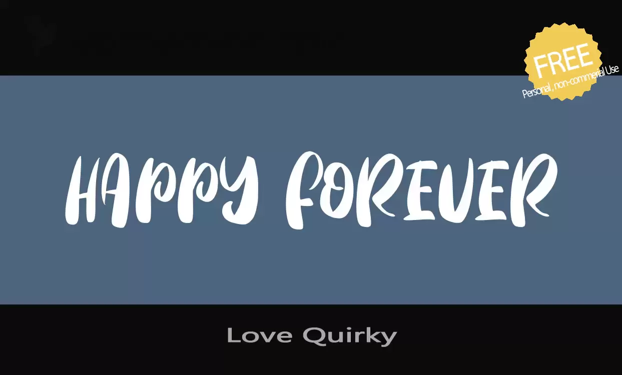 Sample of Love-Quirky