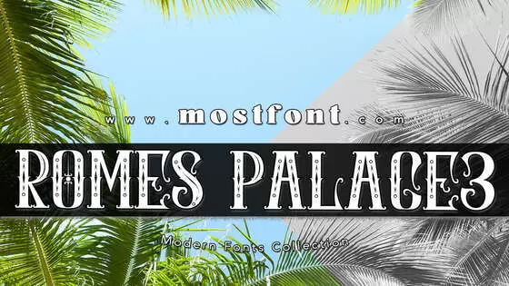 Typographic Design of ROMES-PALACE3