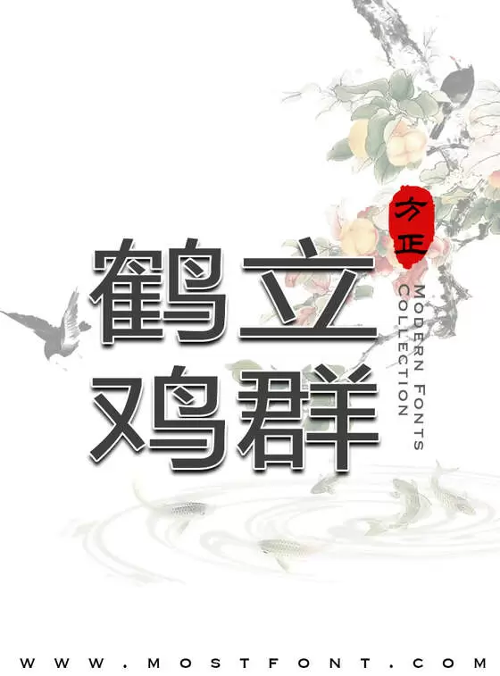 Typographic Design of 方正兰亭黑扁_GBK