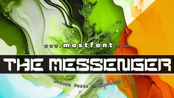 Typographic Design of The-Messenger