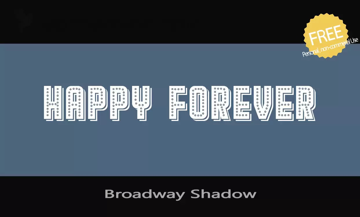 Sample of Broadway-Shadow
