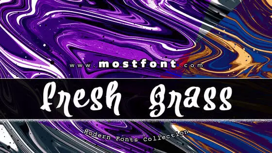 Typographic Design of Fresh-Grass