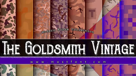 「The-Goldsmith-Vintage」字体排版图片
