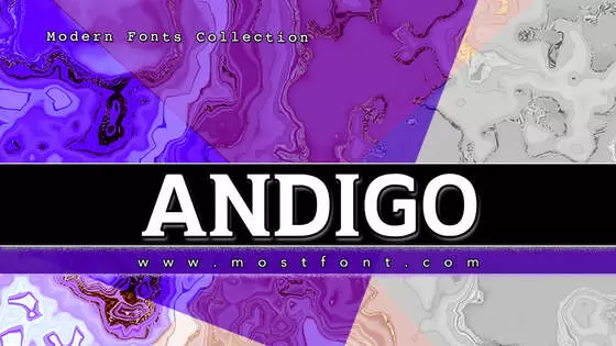 「ANDIGO」字体排版图片