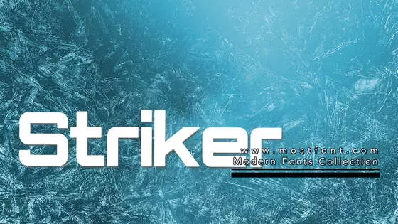 Typographic Design of Striker