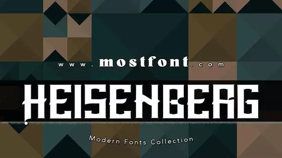 Typographic Design of Heisenberg