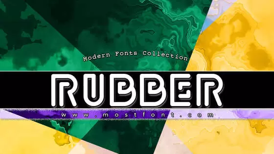 Typographic Design of Rubber