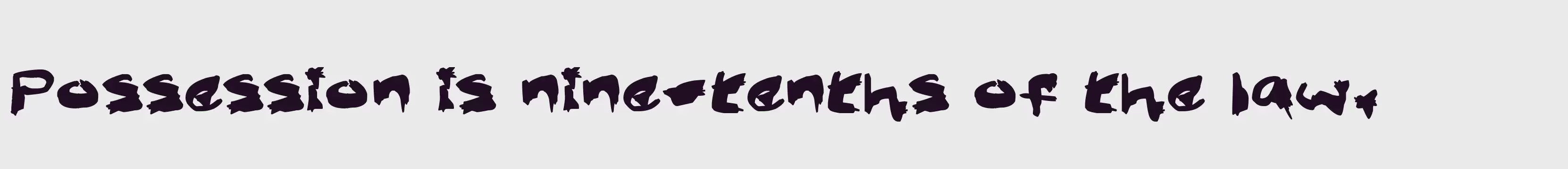 「Nightmare Ink」字体效果图