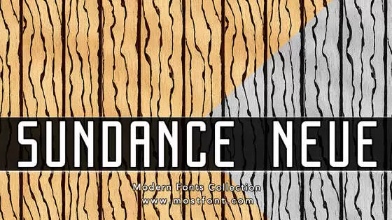 Typographic Design of SUNDANCE-NEUE
