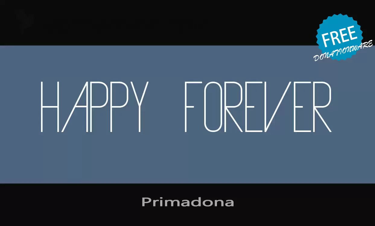 Sample of Primadona