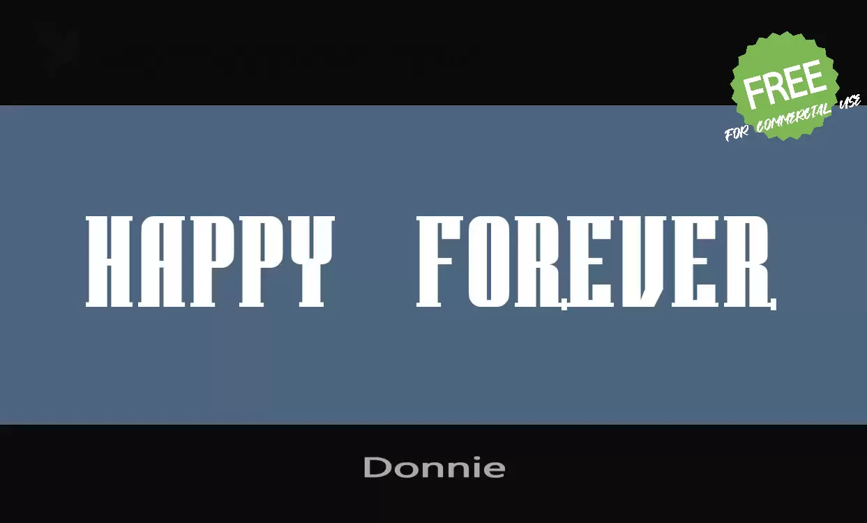 Sample of Donnie