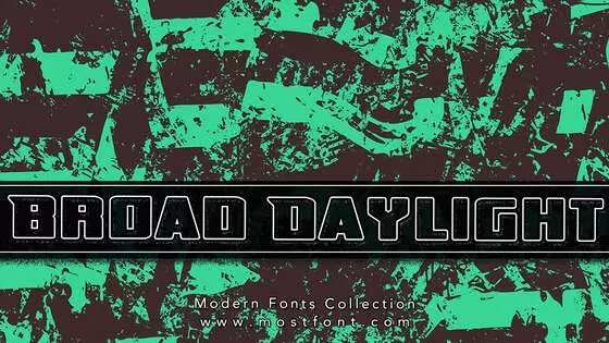「Broad-Daylight」字体排版图片