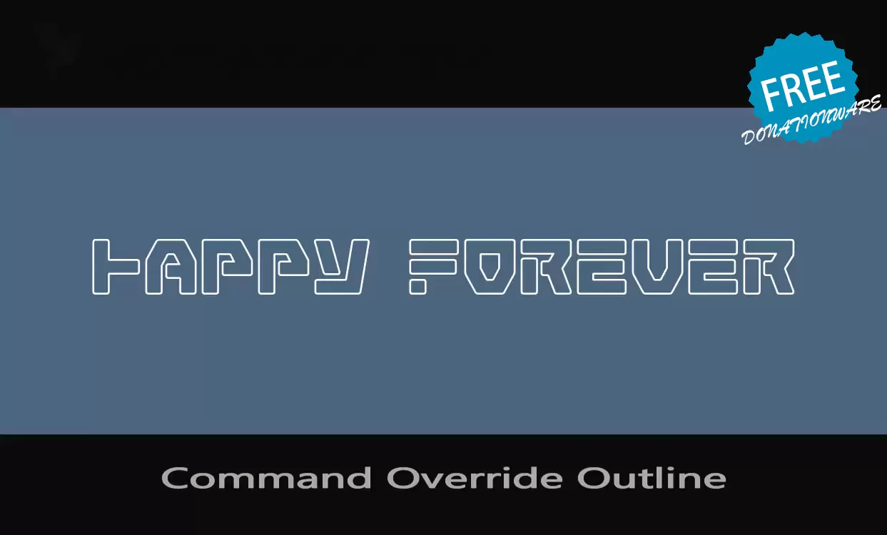 Sample of Command-Override-Outline