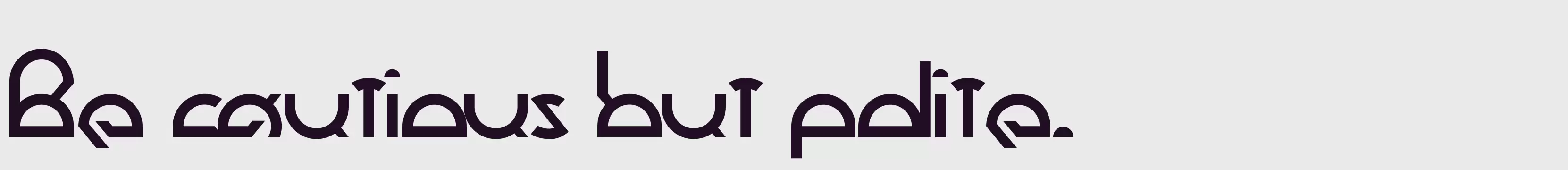 「Dawner Bold」字体效果图